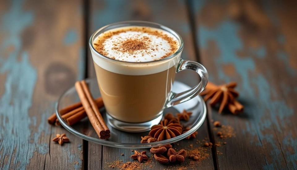 découvrez le chai latte aux champignons, une boisson réconfortante alliant saveurs épicées et bienfaits naturels pour votre bien-être.