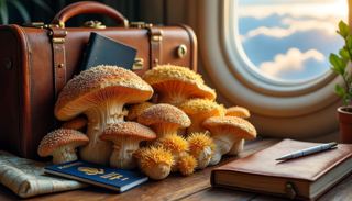 Champignons adaptogènes et jet lag : le guide du voyageur