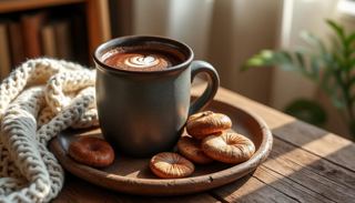 Chocolat chaud au Reishi : douceur et détente