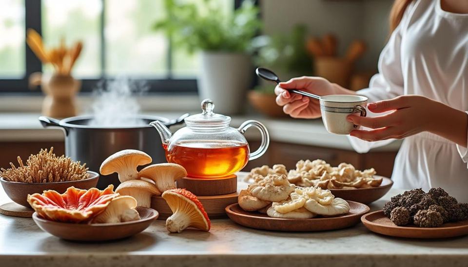 découvrez une routine naturelle à base de champignons pour booster votre immunité et rester en pleine forme toute l'année.