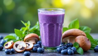 Smoothie Reishi myrtilles : cocktail antioxydant