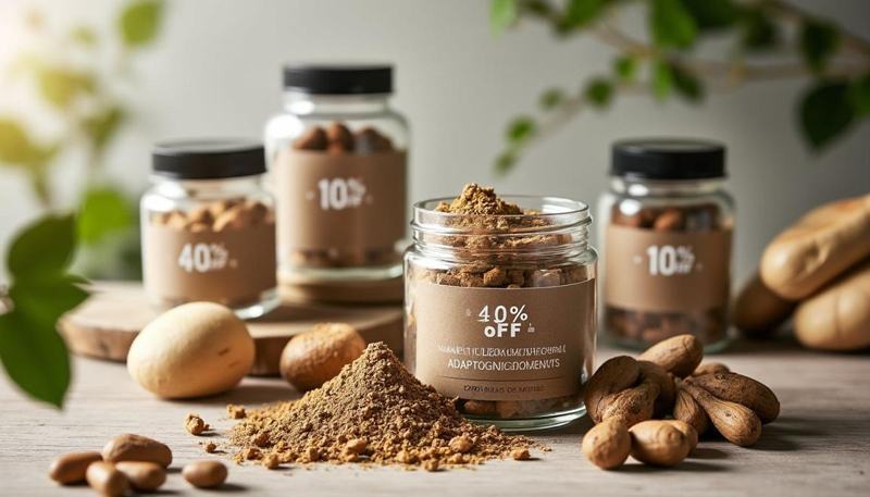 découvrez nos codes promo exclusifs pour les champignons adaptogènes, avec des offres mises à jour régulièrement pour profiter des meilleurs prix.
