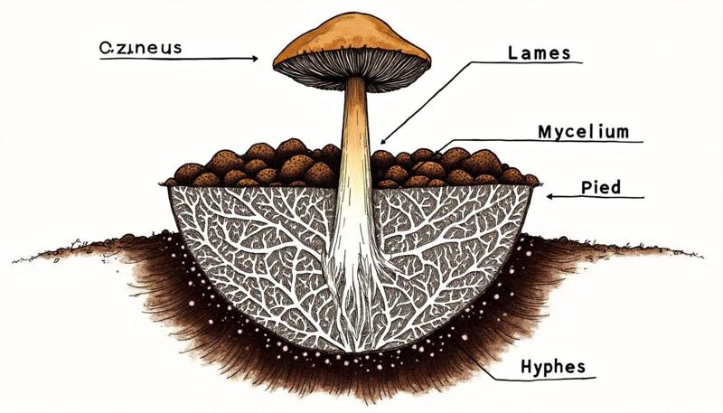 découvrez les différences clés entre le corps fructifère et le mycélium, deux parties essentielles des champignons, et comprenez leur rôle dans la croissance et la reproduction.