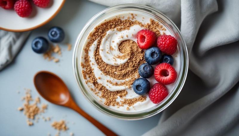 découvrez notre recette innovante d'overnight oats aux champignons adaptogènes, alliant saveurs originales et bienfaits pour votre bien-être au réveil.