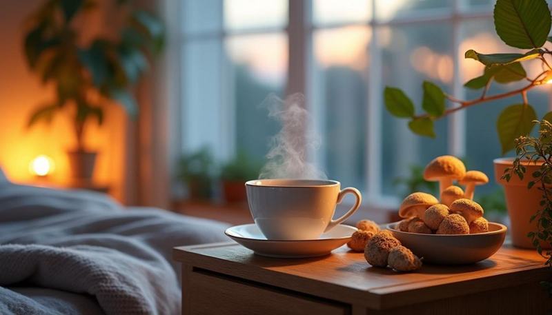 découvrez une routine du soir aux champignons pour favoriser la relaxation et un sommeil réparateur grâce à des astuces naturelles et apaisantes.