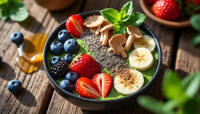 découvrez notre smoothie adaptogène du matin, une recette naturelle pour un boost énergique et une vitalité durable toute la journée.